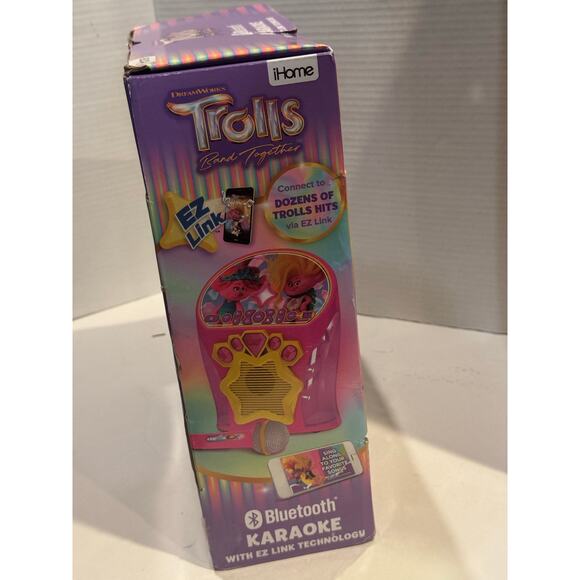 eKids Trolls Band Together Karaoke Machine, Bluetooth Speaker with Microphone - Picture 6 of 7